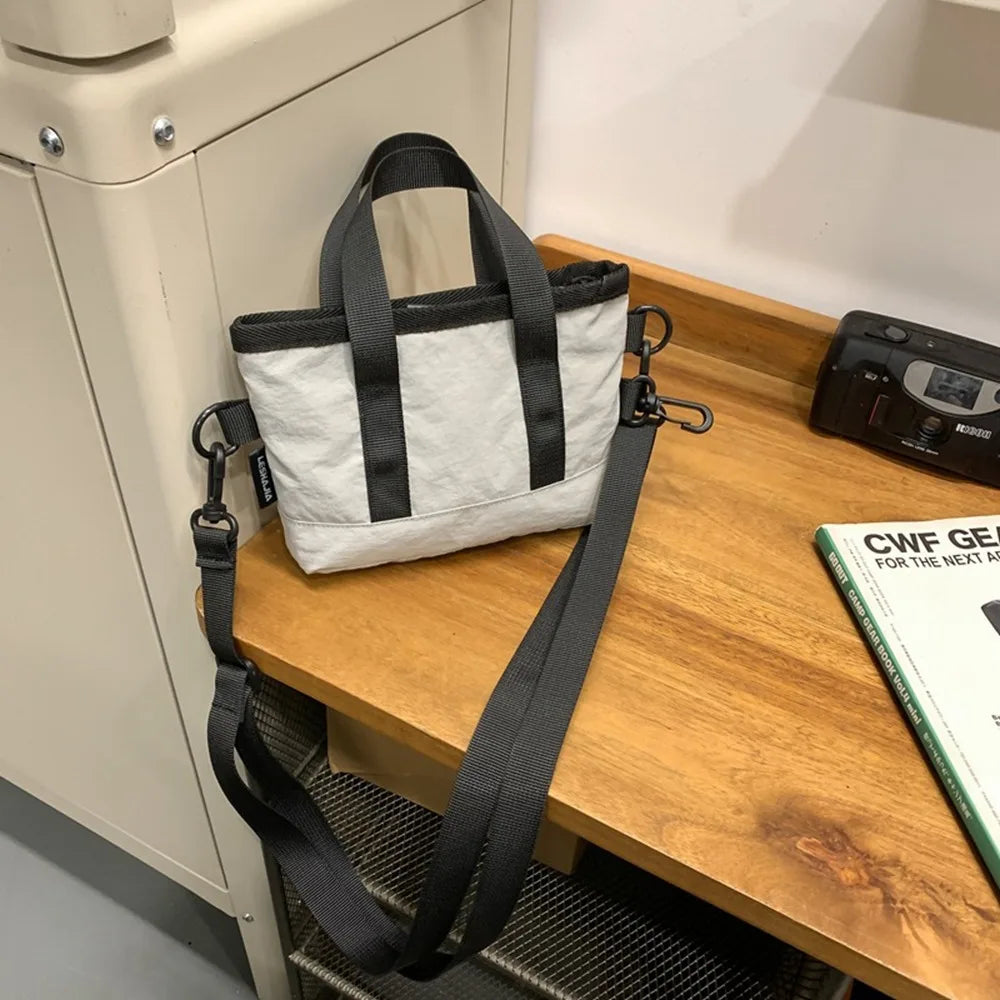 Mini Commuter Tote Crossbody Bag