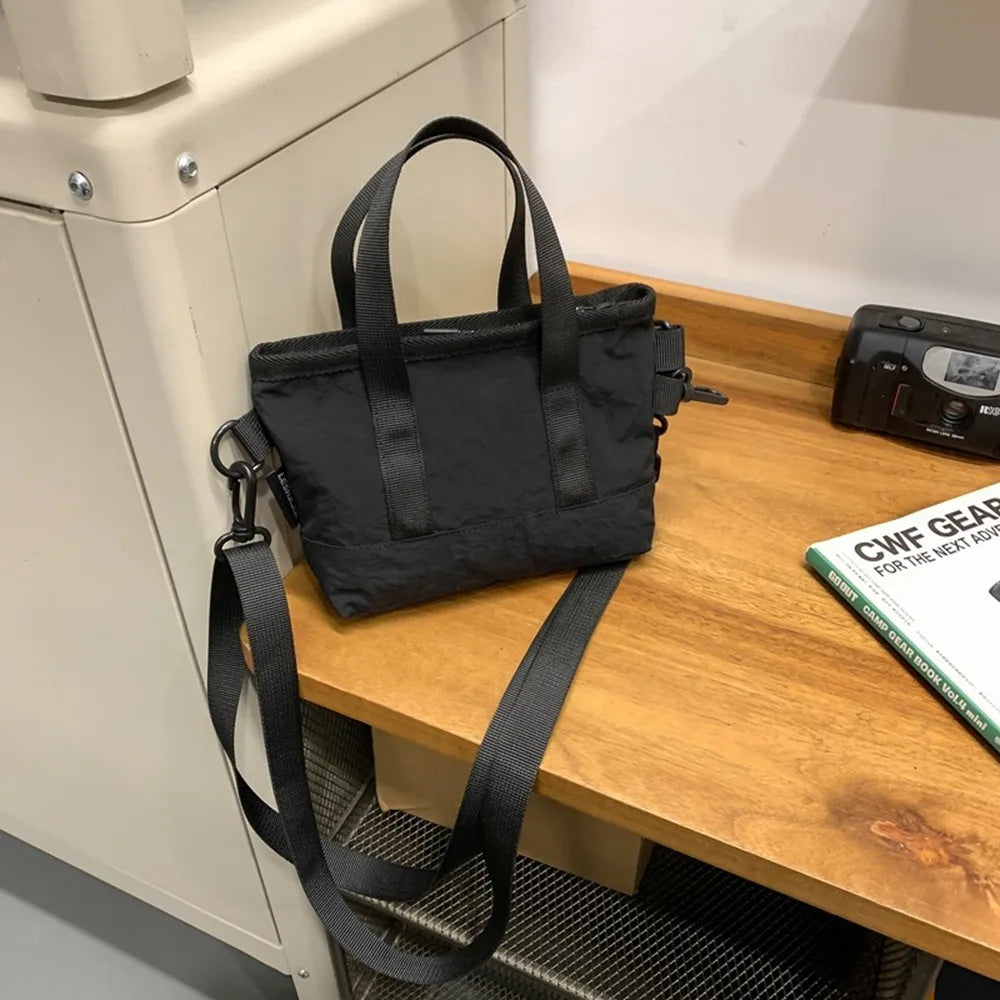 Mini Commuter Tote Crossbody Bag