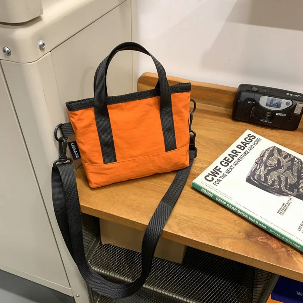 Mini Commuter Tote Crossbody Bag