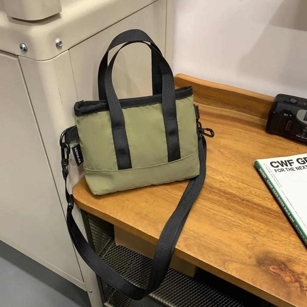 Mini Commuter Tote Crossbody Bag