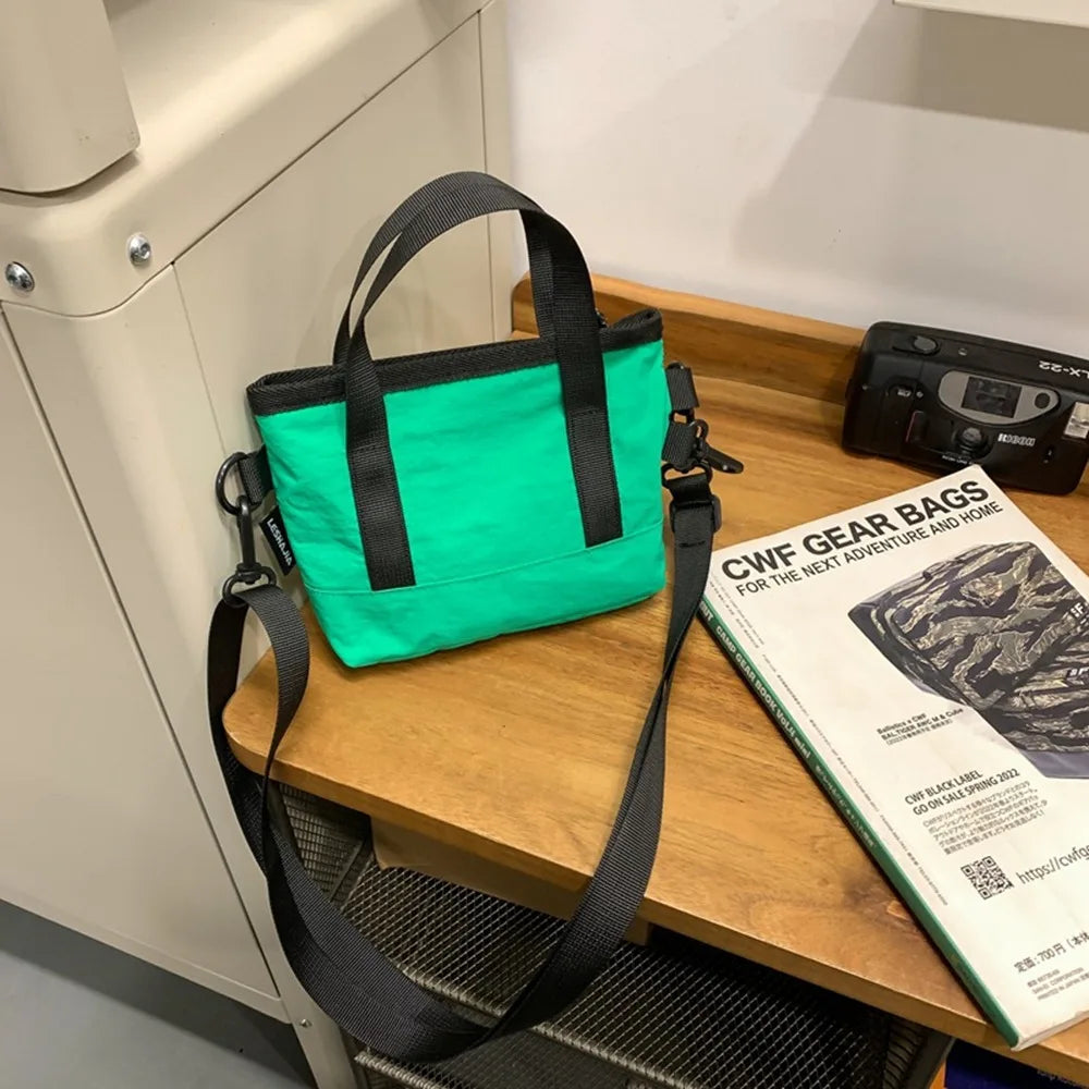 Mini Commuter Tote Crossbody Bag