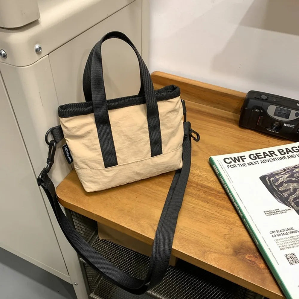 Mini Commuter Tote Crossbody Bag